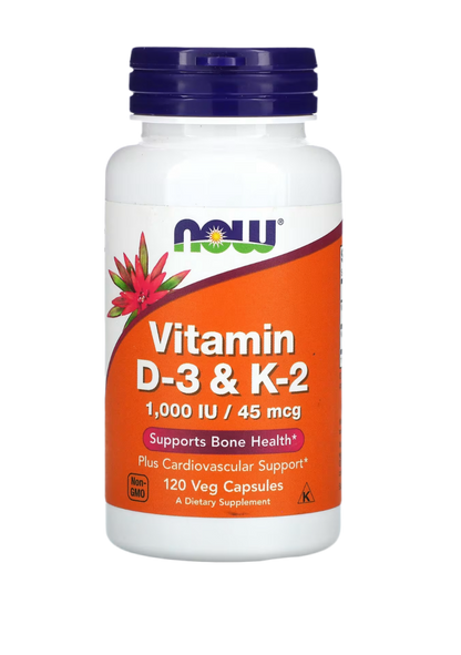 NOW Vitamin D3 & k2