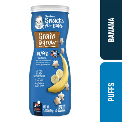 Gerber Baby Snacks Puffs Variety Pack