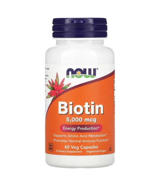 Now Foods Biotin 5 MG Vegetarian Capsules