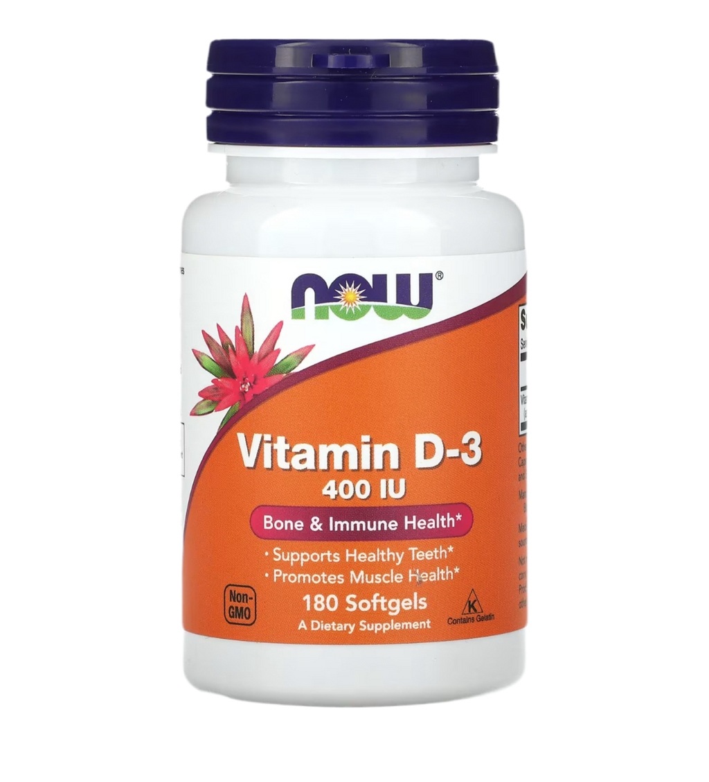 Vitamin D-3 400IU NOW