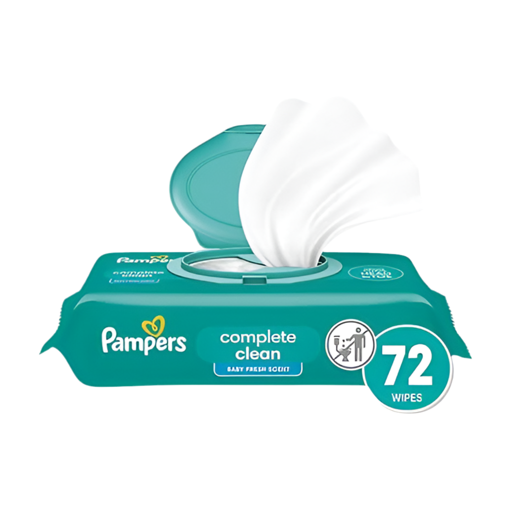 Pampers Baby Clean Wipes, Baby Fresh Scented Baby Wipes (72wipes)