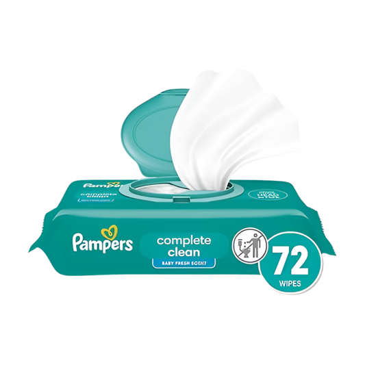 Pampers Baby Clean Wipes, Baby Fresh Scented Baby Wipes (72wipes)