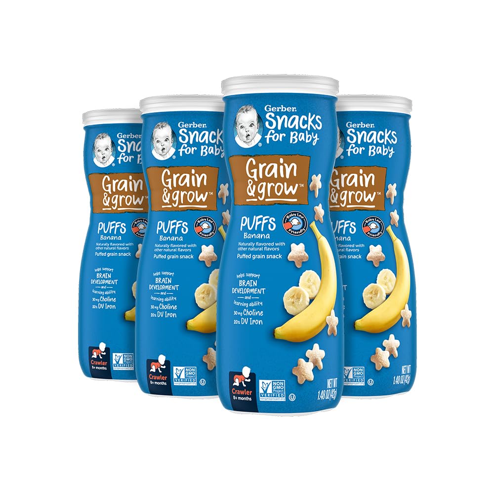 Gerber Baby Snacks Puffs Variety Pack