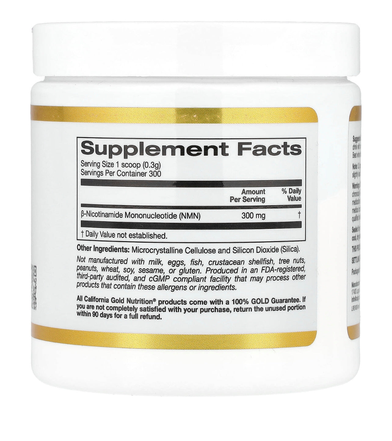 NMN Powder California Gold Nutrition®
