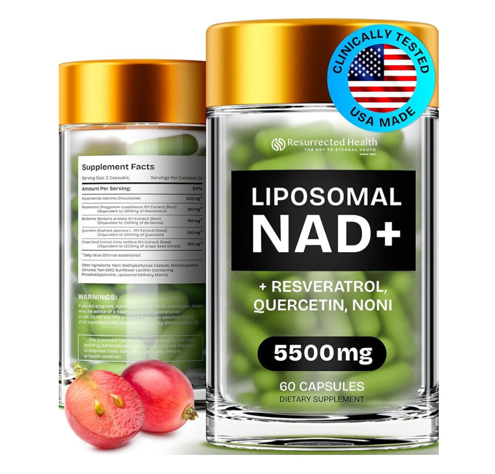 Liposomal NAD Supplement for Anti Aging, Brain Support, Gut & Joint Heath