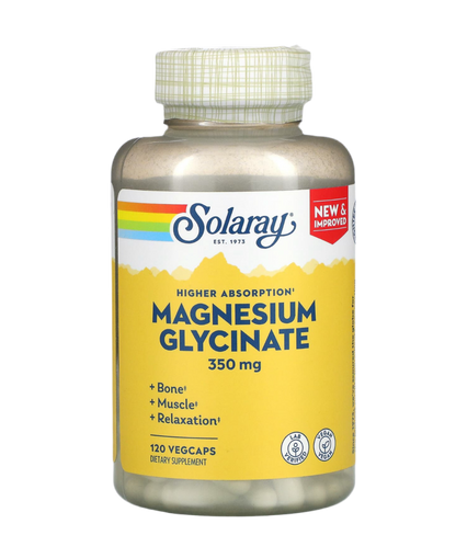 Magnesium Glycinate 350mg - Solaray