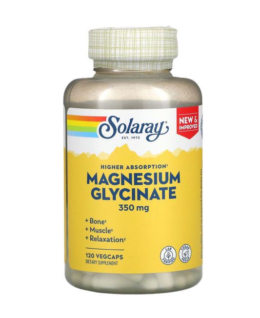 Magnesium Glycinate 350mg - Solaray