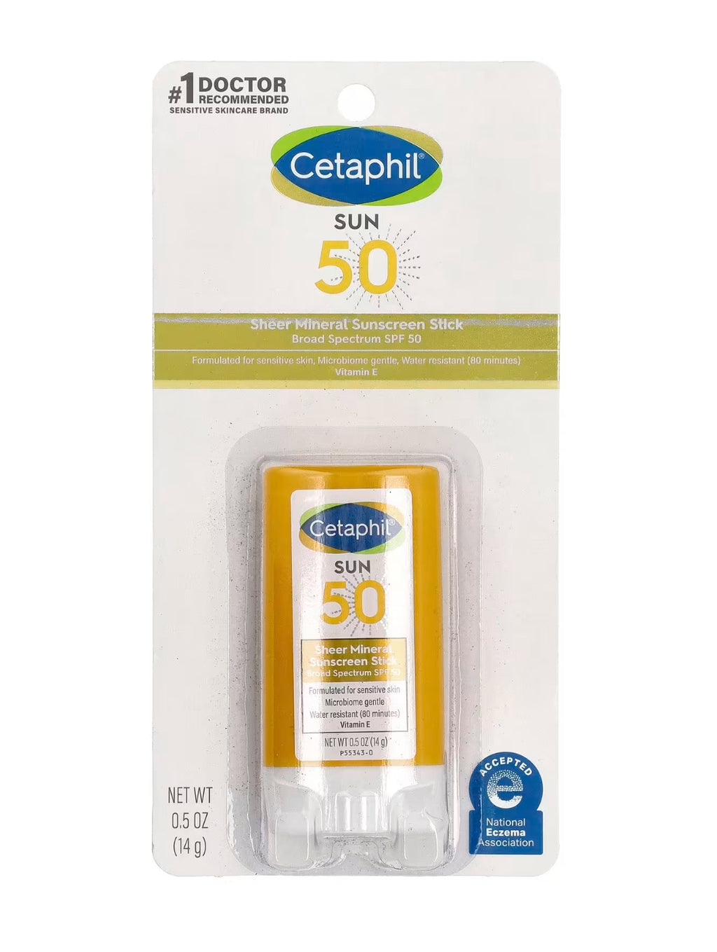 Cetaphil Sheer mineral Sunscreen Stick - SPF50