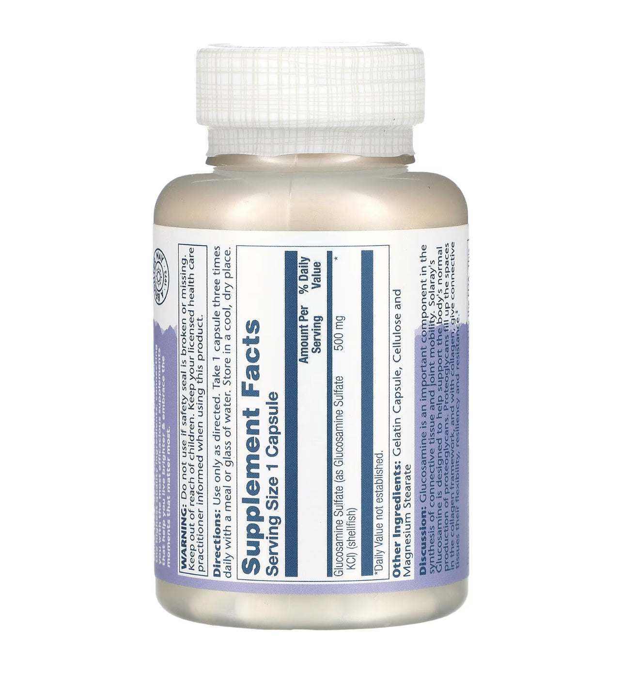 Glucosamine Sulfate - 500mg, 120Caps
