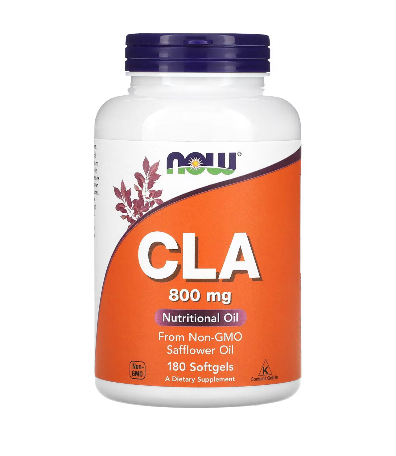 NOW CLA 800mg – Supports Fat Metabolism & Healthy Weight – 180 Softgels