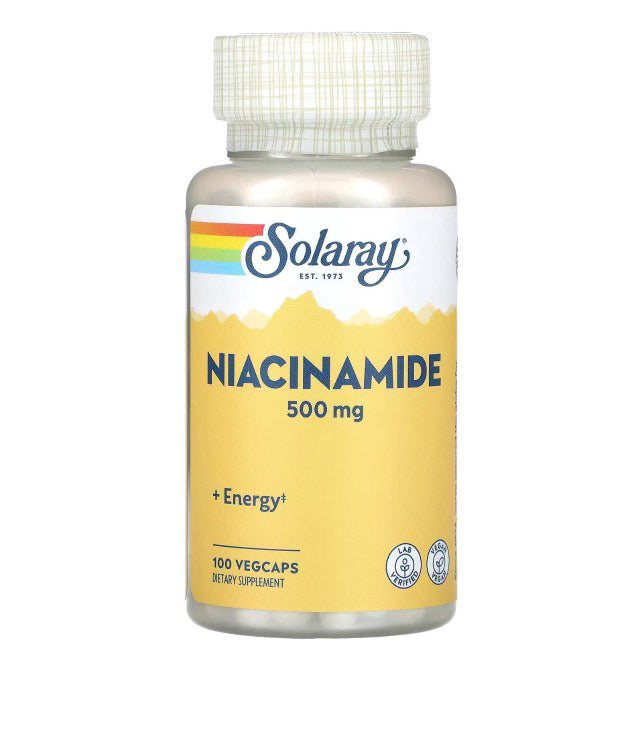 Solaray Niacinamide - 500 mg (PREODER 15 DAYS)